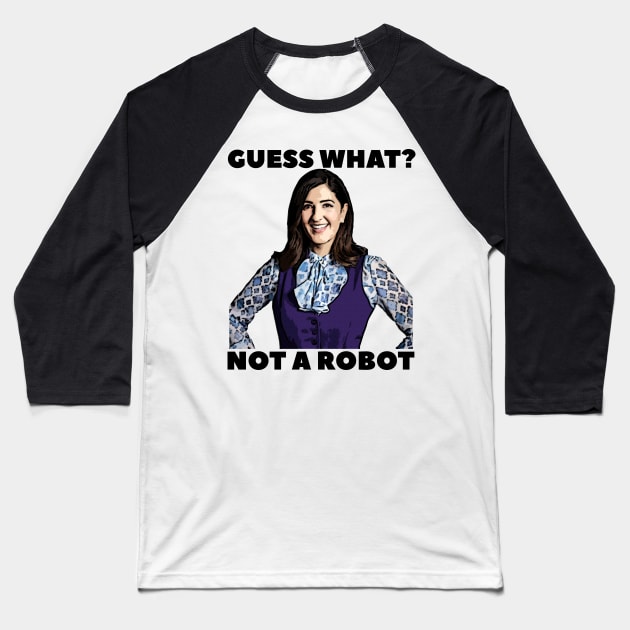 Janet Not a Robot Baseball T-Shirt by altrees